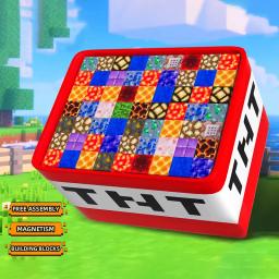 Conjunto de caixa de armazenamento de brinquedos de blocos de construção magnéticos, brinquedos de montagem diy para crianças-blocos de construção para brincar com mesas - Image 2