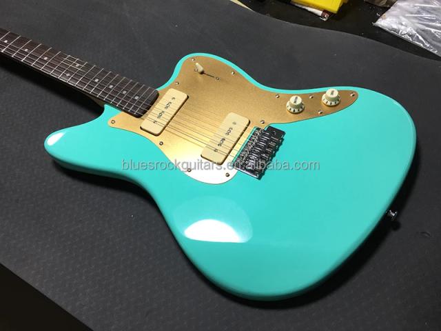Jazz Elétrico: Guitarra de Cordas com Corpo Sólido em Basswood e Pescoço Assado Bege, Personalizada e Acessível