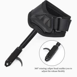 Lançamento Aid arco composto para adulto, pulso banda, Caliper Strap, tiro gatilho, tiro com arco, preto, 1pc - Image 5