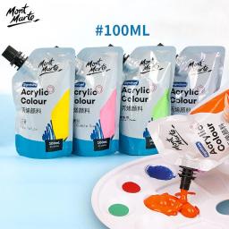 Acabamento Semi-Matte Acrílico Pintura Colorida, Adequado para Lona, Madeira, Tecido, Couro, Cartão, Papel, MDF, Artesanato, 100ml, 1 Saco - Image 1