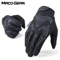Camo luvas dos homens esportes, tela de toque, combate, airsoft, bicicleta, equipamento ao ar livre para caminhadas, tiro, paintball, caça, dedo inteiro - Image 1