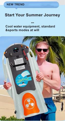Prancha Elétrica de Alta Velocidade, Prancha de Surf, Água em Pé, Pedal Especial De Esqui Aquático, Jet Board, Rush Wave, Esportes - Image 2