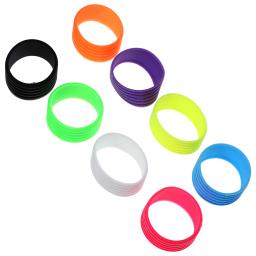 Raquete de tênis anel antiderrapante Overgrips, Anéis de silicone convenientes, Protetor pequeno, Major, 8 Pcs - Image 2