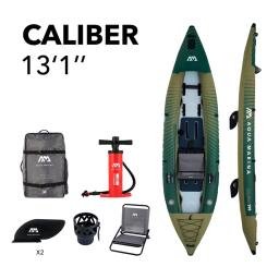 AQUA MARINA-Barco De Pesca Inflável, Sport Kayak Modelo, Calibre canoa PVC, Piso Laminado, Assento de jangada, Drop Stitch - Image 6