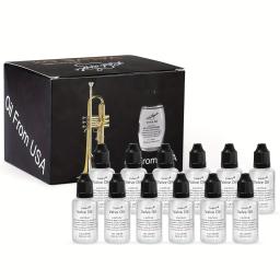Óleo lubrificante para trompete Tuba instrumentos de latão, limpeza e cuidados para trompete, trumbone, cornet, barítono, 30ml - Image 6