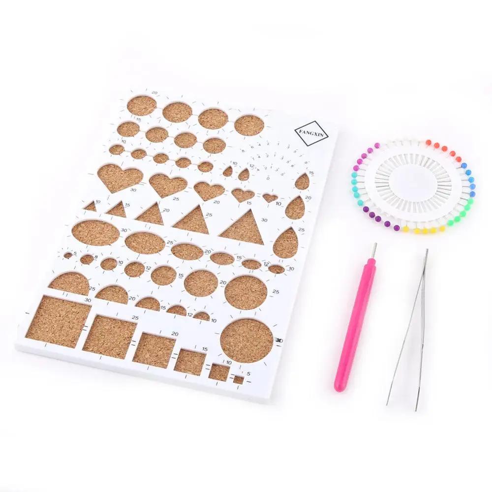 Placa de modelo de papel artesanal, faça você mesmo, pinça + pinça + caneta com fenda para recortes, kit de ferramentas de molde, artesanato de papel, faça você mesmo, crimpador de arte, livros de recortes - Image 1