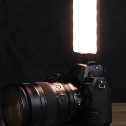 Dimmable RGB LED Video Light, Fotografia Fill Camera Lighting Panel, Hot Shoe Port para Vlog Live Streaming DSLR, 3000-9000K - Image 2