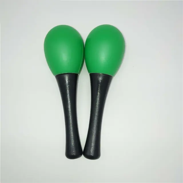 Maracas de Plástico Martelo Chocalho Brilhantes para Percussão - Instrumentos Musicais e Brinquedos Educativos para Grupos Sensoriais (Pacote com 2)