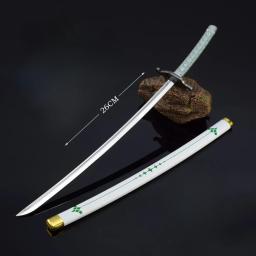 Anime Ulquiorra Espada Cifer, Arma da Escola Japonesa, Modelo Metal, Katana Bruta, Brinquedo Samurai, Presente Artesanal, 26cm - Image 2