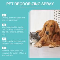 Spray Desodorizante Gato, Spray De Limpeza De Odor Corporal, Removedor De Cheiro De Urina, Fragrância Duradoura, Bom Pet, Líquido Desodorante - Image 5