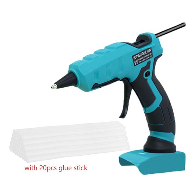 Pistola de Cola Sem Fio 18V para Artesanato e Reparos Térmicos com Batérias BL1830 e BL1840 - Aceita Bastões de Cola de 7mm