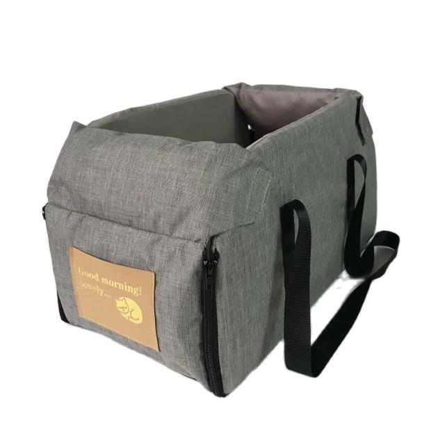 Assento Antiderrapante para Carro com Controle Central e Acessórios para Cães e Gatos de Médio e Pequeno Porte