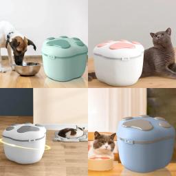 Pet Food Bin armazenamento, recipiente hermético para cães e gatos, espaçoso - Image 3