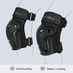 Patinação de rolo cotovelo joelheiras almofadas de pulso capacete crianças adultos protetor de quadril equitação ao ar livre skate esportes no gelo equipamentos de proteção - Image 3