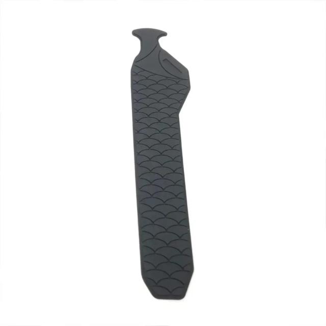 Protetor de Corrente de Silicone para Bicicleta Preto Anti-Risco