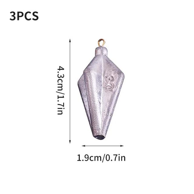 Chumbadas de Pesca de Chumbo 10g-120g para Pesca em Água Salgada e Profunda