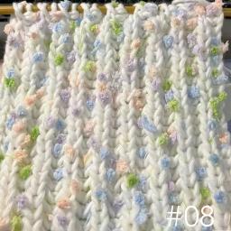 Feijão Arco-Íris Fio De Lã, Linha De Malha Bonito, Cachecol Artesanato DIY, Suéter, Acessórios De Costura, 50g/Rolo, A3 - Image 5