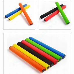 1 pçs ebaton pass antiderrapante esponja miúdo pista e jogo de campo 3.2cm atletismo relé baton criança correndo jogo baton - Image 4