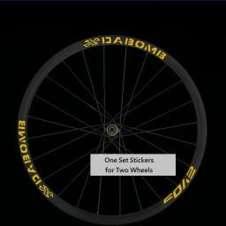 Conjunto de adesivos para roda de bicicleta, reflexivo e fluorescente para jantes de bicicleta mountain bike tamanhos 26er e 27.5er 29er - Image 1