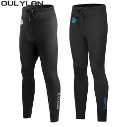 Oulylan-Calças de mergulho masculino e feminino, calças de neoprene, natação quente e fria, surf e vela 1,5mm - Image 5