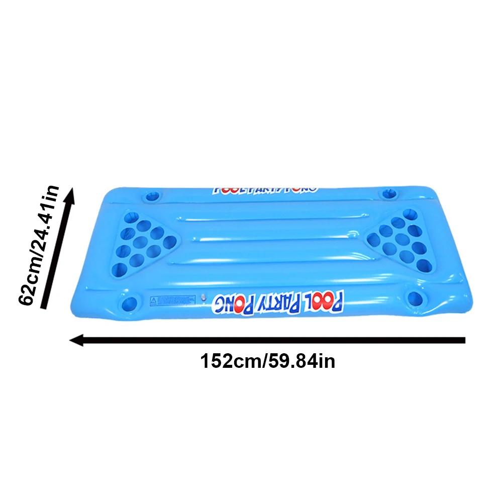 Flutuante Mesa Pong Flutuante, Decorações de Festa na Piscina, Mesa Divertida, Jogos para Adultos e Família - Image 1