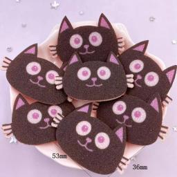 10 pçs glitter tecido de feltro não tecidos arco-íris gato abóbora fantasma apliques diy remendo de costura decoração de halloween supplie acessórios artesanato - Image 4