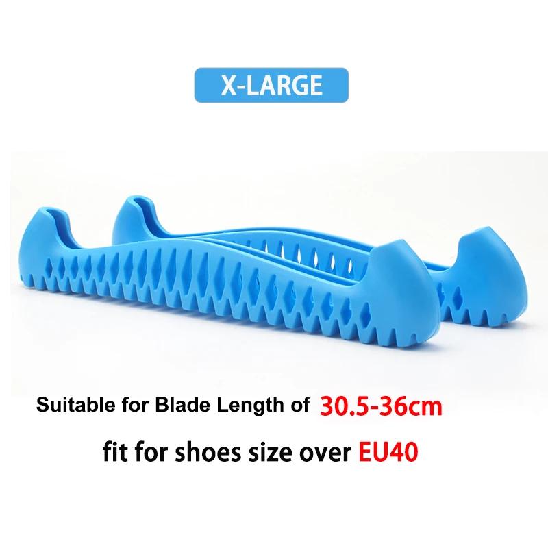 Tpu xl ajustável patinação no gelo figura lâmina de skate capa patins de hóquei lâmina protetora apto para sapatos tamanho mais ue40 - Image 1