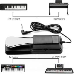 Profissional sustentar pedal teclado de piano fazer música controlador sintetizador acessórios musicais teclado piano órgão eletrônico - Image 4