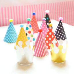 Chapéus de festa de aniversário para menino e menina, conjunto de 11 peças, coroa, bolinhas, artesanal, decoração de bebê, acessórios fotográficos - Image 3