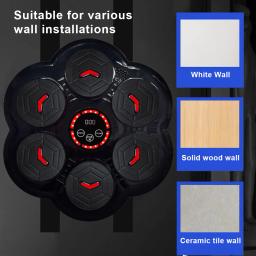 Smart Music Boxing Machine para Adultos e Crianças, Sports Fitness Trainer, Treinamento de Boxe, Wall Target, Home Exercício Response - Image 4