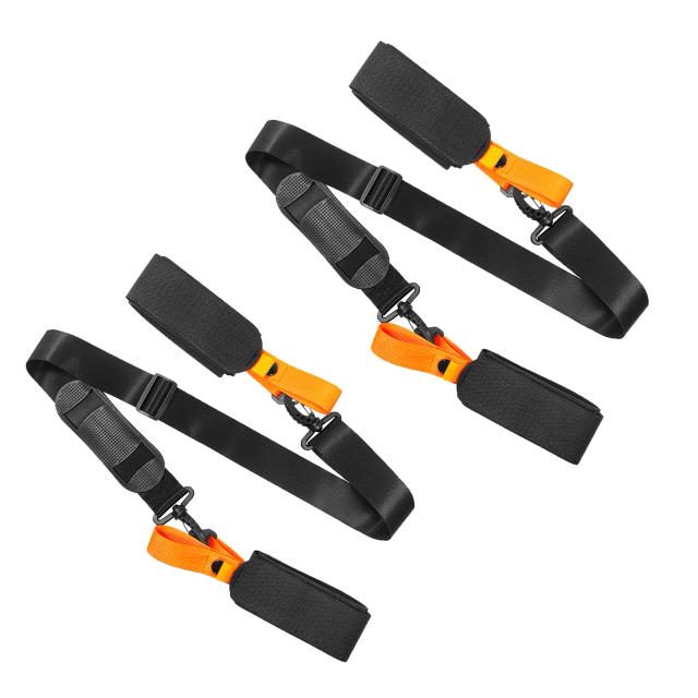 Alça de Bastão de Esqui Pro Nylon Ajustável com Almofada Antiderrapante para Snowboard