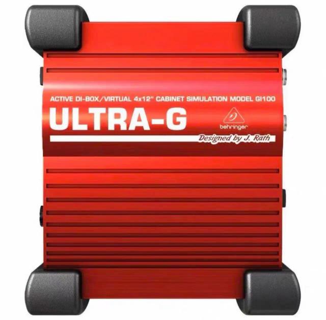 Behringer Ultra-G GI100: Direct Injection Box Profissional para Palco e Estúdio Multiuso