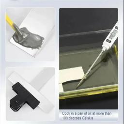 Zexef cola de alta temperatura para reparo de resistência de soldagem de metal resistente magia ab um plástico madeira b adesivo final bi componente - Image 4