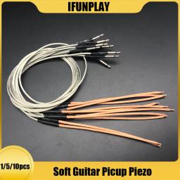 1/5/10pcs guitarra acústica ponte sela piezo captador de guitarra piezo macio folk guitarra pré-amplificador piezo acústico - Image 1