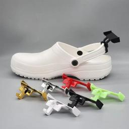 Croc Sapatos Clipe Fivela, DIY Acessórios Sapato Buraco, Chinelo Caverna, Cauda Decoração, Decoração Clipes Charme, 2Pcs - Image 1
