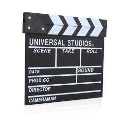 Cinema TV Clapboard, Gravação Vlog, Diretor, Cena Vídeo, Filme TV, 30x27cm - Image 5