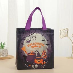 Sacolas pequenas com alças, saco de presente não tecido multifuncional, suprimentos para festa de Halloween, truque ou deleite, embrulho - Image 3