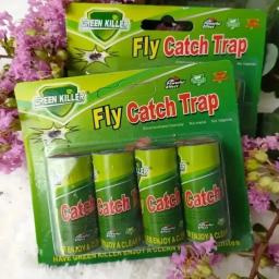 4 pçs pegajoso fly strip fly catcher fácil fly armadilha fita armadilhas de mosca de frutas para casa interior ao ar livre pegajoso voar papel pegajoso fly fita - Image 6