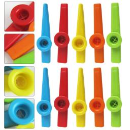 Plástico colorido Kazoo flauta para crianças, instrumento musical, tocando instrumentos de performance, Ukulele parceiro, 10 pcs - Image 6
