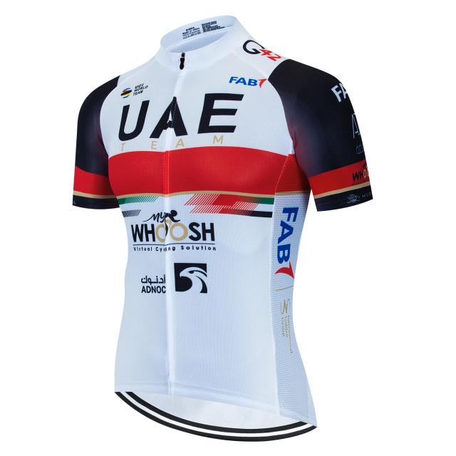 Conjunto Ciclismo Verão Emirados Árabes Unidos Manga Curta Masculino
