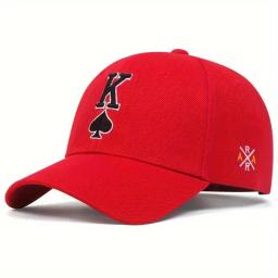 Boné de beisebol masculino e feminino, chapéu snapback chapéu de sol, boné esportivo, rei de póquer, chapéu hip hop cabido, primavera, outono - Image 3