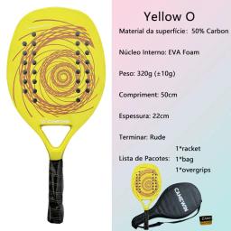 Raquete de tênis de praia com capa protetora, venda grande, fibra de carbono e vidro, rosto macio, melhor parceiro, 2023, novo - Image 6