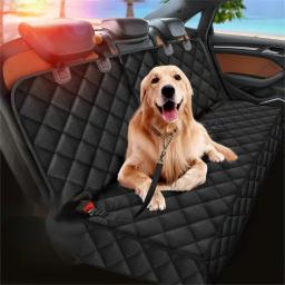 Cão Car Assento Traseiro Capa Protetora, Impermeável, Sujeira Resistente, Pet Seat Cover, Alça de Ombro Preto Hammock, Pet Viagem Colchão - Image 1