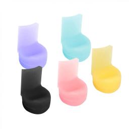 Colorido macio silicone clarinete com suporte do dedo, polegar resto almofada, instrumentos de sopro acessórios - Image 4