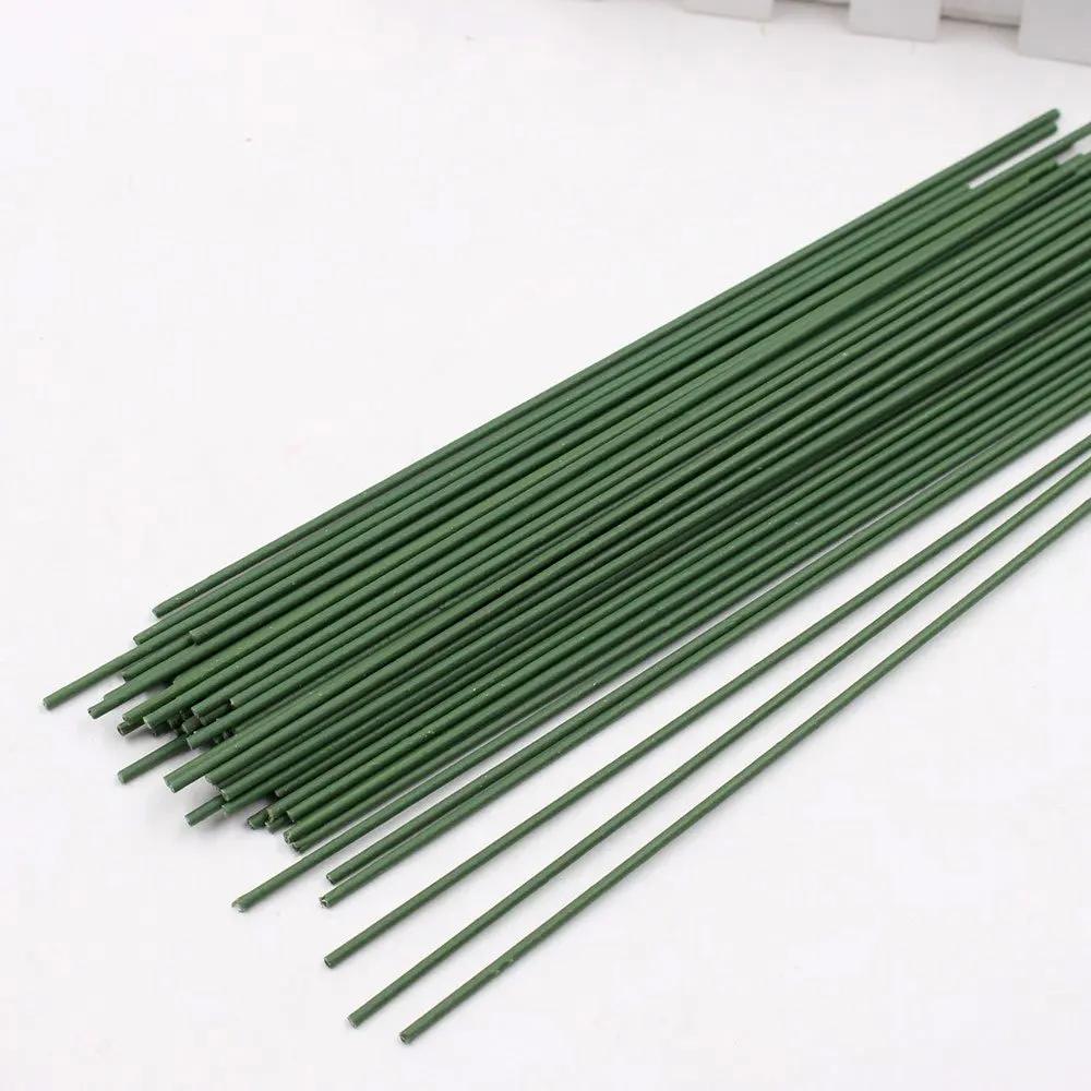 Fio Hola Floral Artesanato, Fio Verde Escuro para Arranjo Florista Flor, DIY Material, Acessórios Artesanais, 2mm, 40cm, 10 PCs, 20 PCs, 30PCs - Image 1