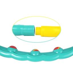 Aros de esportes removíveis para mulheres, Fitness Circle, Equipamentos para exercícios, Gym Workout, Exercício, Rainbow Ball, 6 Seções - Image 4