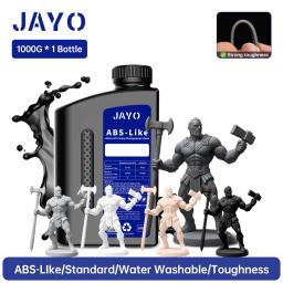 JAYO-UV Resina para LCD 3D Printing Material, ABS como, padrão, base vegetal, Nylon como, Water-Wash, cura UV rápida líquida, 405nm, 1kg - Image 1