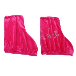 Protetor De Patinação No Gelo Para Patinação Artística, Velvet Boot Covers, 2pcs - Image 2