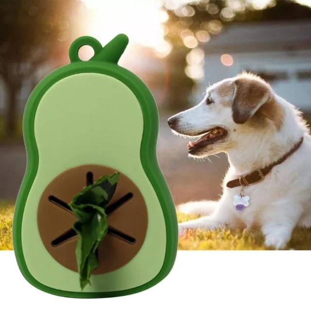 Dispensador portátil para coleta de fezes de cachorro com sacos de lixo para animais de estimação