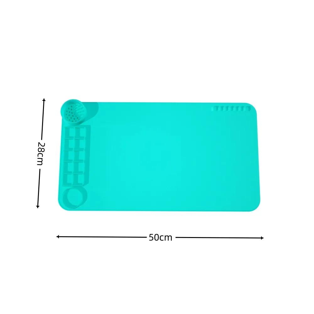 Esteira de pintura de silicone para crianças, antiaderente artesanato, tinta mistura aquarela, ferramenta de estampagem, mídia aquática, 40x60cm - Image 1